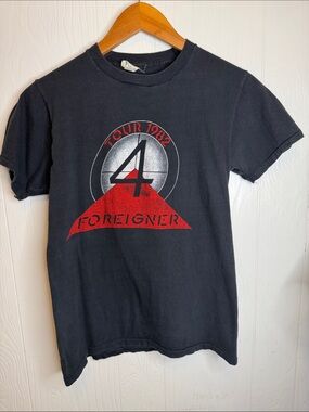 Screen Stars Vintage 1982 Foreigner “4” Tour Concert Tee